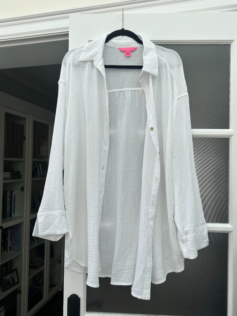 Women's Cotton Button-Down Shirt